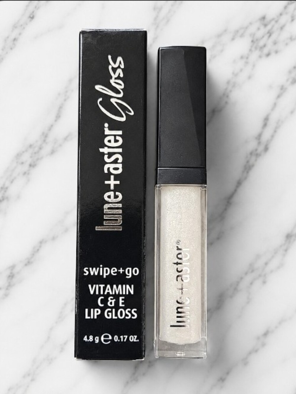 Lune+Aster ROCKSTAR Vitamin C+E Lip Gloss .17oz NIB! $20 MSRP